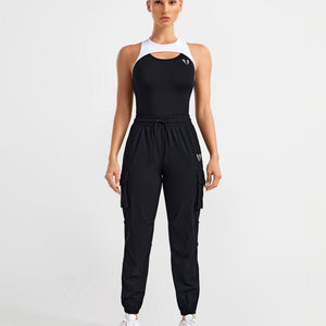 Cargo Pocket Joggers - Black