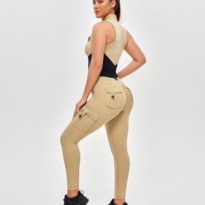 Army Abs Tank - Khaki Yellow and Black