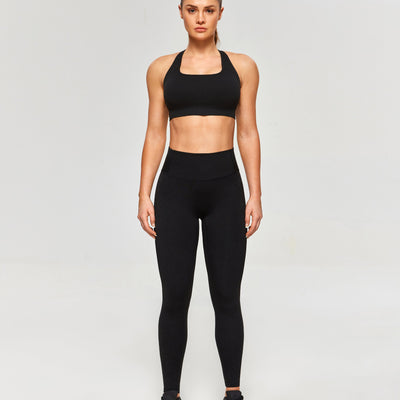 Firmabs High Waist Compression Leggings - Black