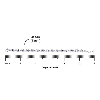 Real Silver Beads Nazariya for Kids