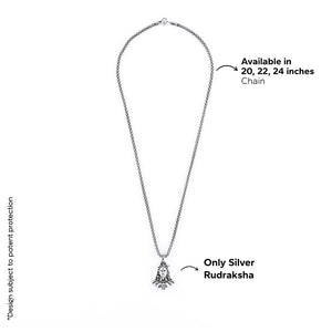 Adiyogi Pendant with Chain Silver 92.5
