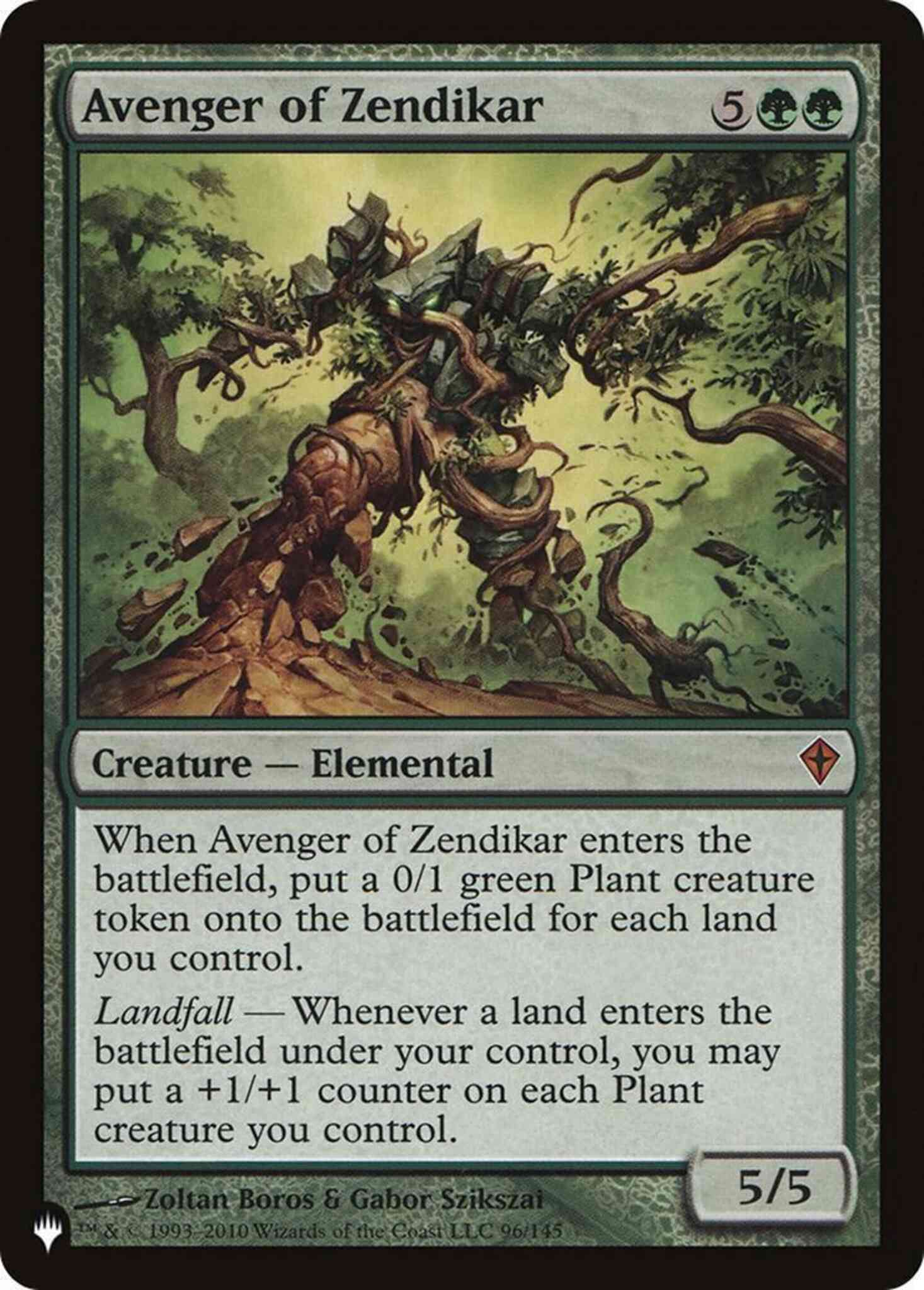 Avenger of Zendikar [WWK-96] [The List] [Non-Foil]