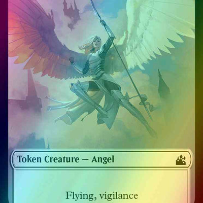 Angel Token (03) // Goblin Token (08) [Ravnica Remastered: Tokens] [Foil]