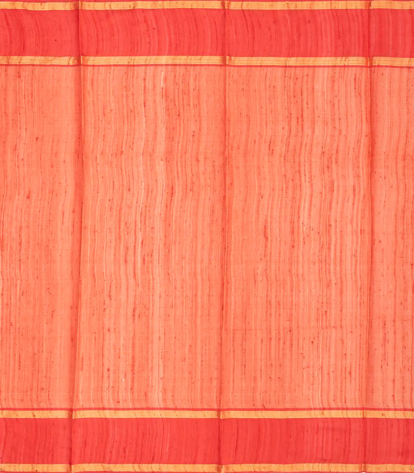 Off White Handwoven Tussar Silk Saree With Floral Motifs-Off White