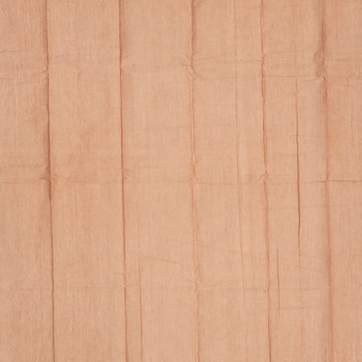 Peach Handloom Rasipuram Cotton Saree With Floral Buttas