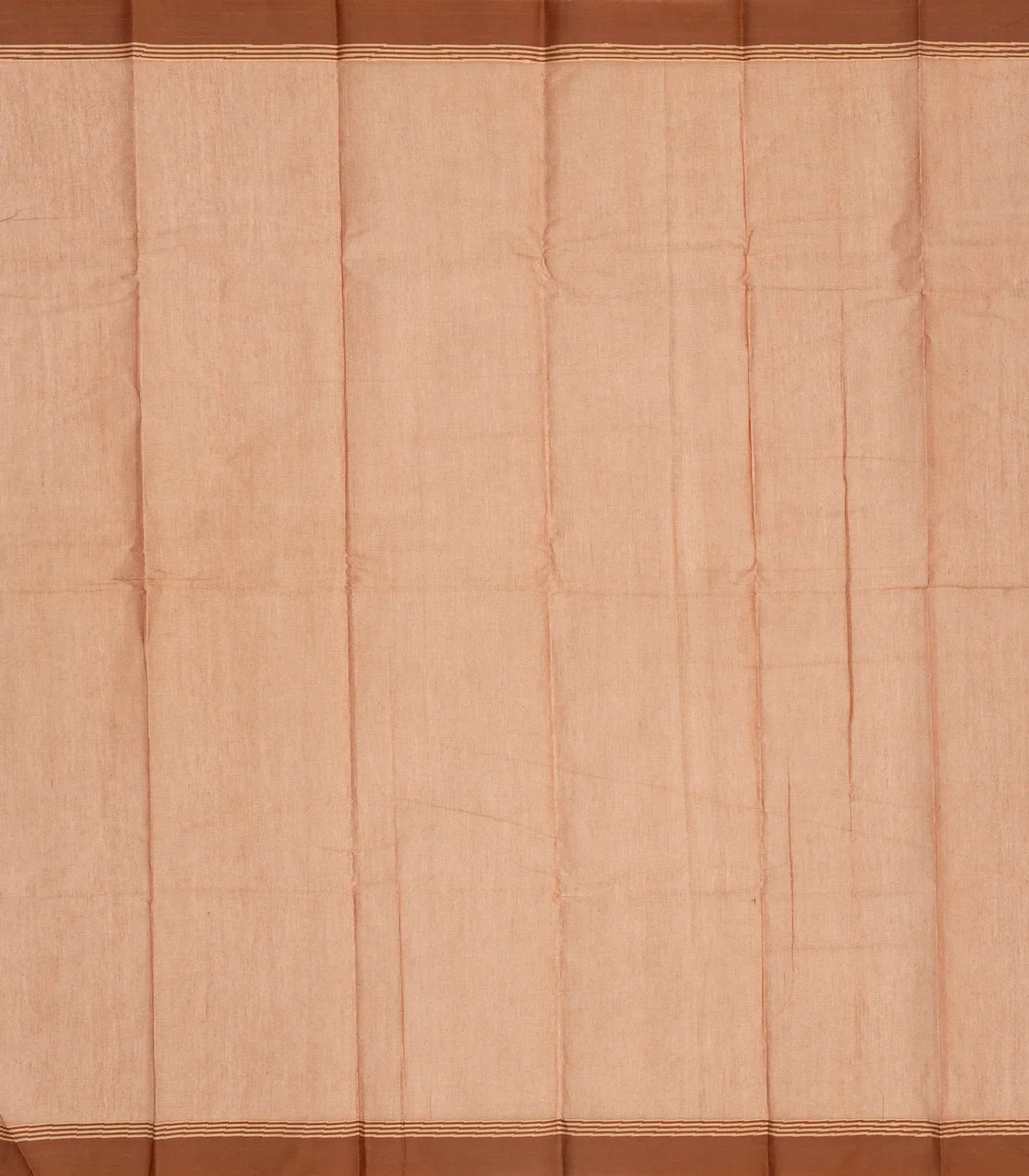 Peach Handloom Rasipuram Cotton Saree With Floral Buttas