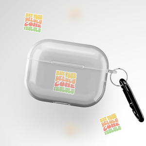 Delulu Clear Airpods Pro Case Covers