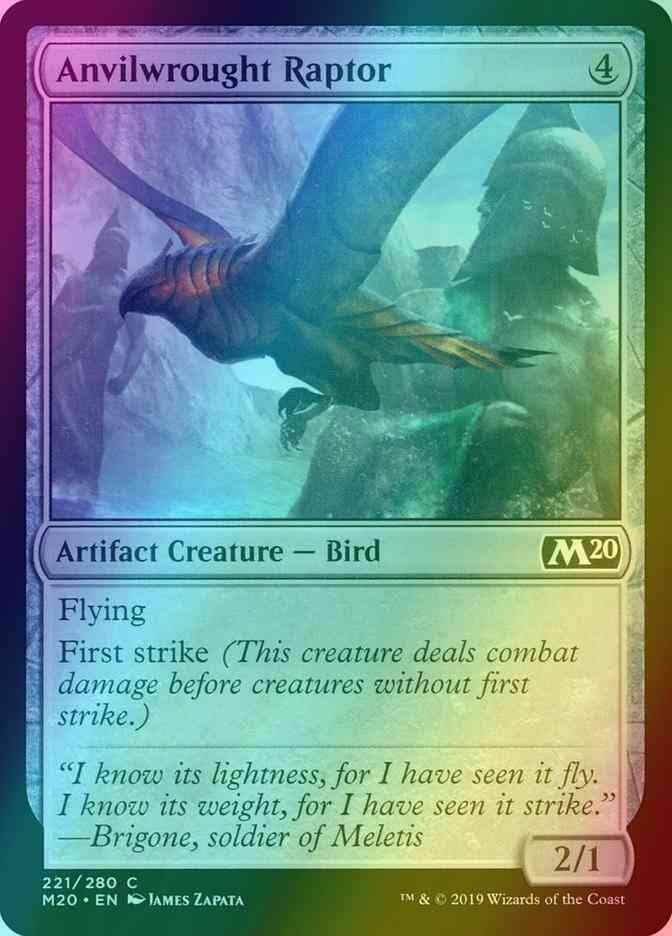Anvilwrought Raptor [221] [Core Set 2020] [Foil]
