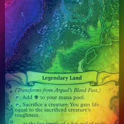 Arguel's Blood Fast // Temple of Aclazotz [90] [XLN Treasure Chest] [Foil]