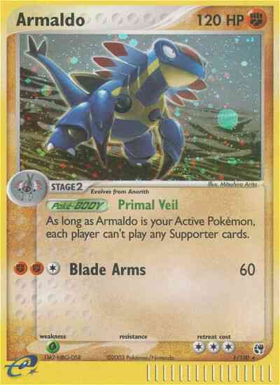 Armaldo - 1/100 - Rare Holo [ex2-1] [Holo]