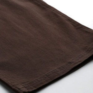 Men's Brown Relaxed Fit Solid Cargos