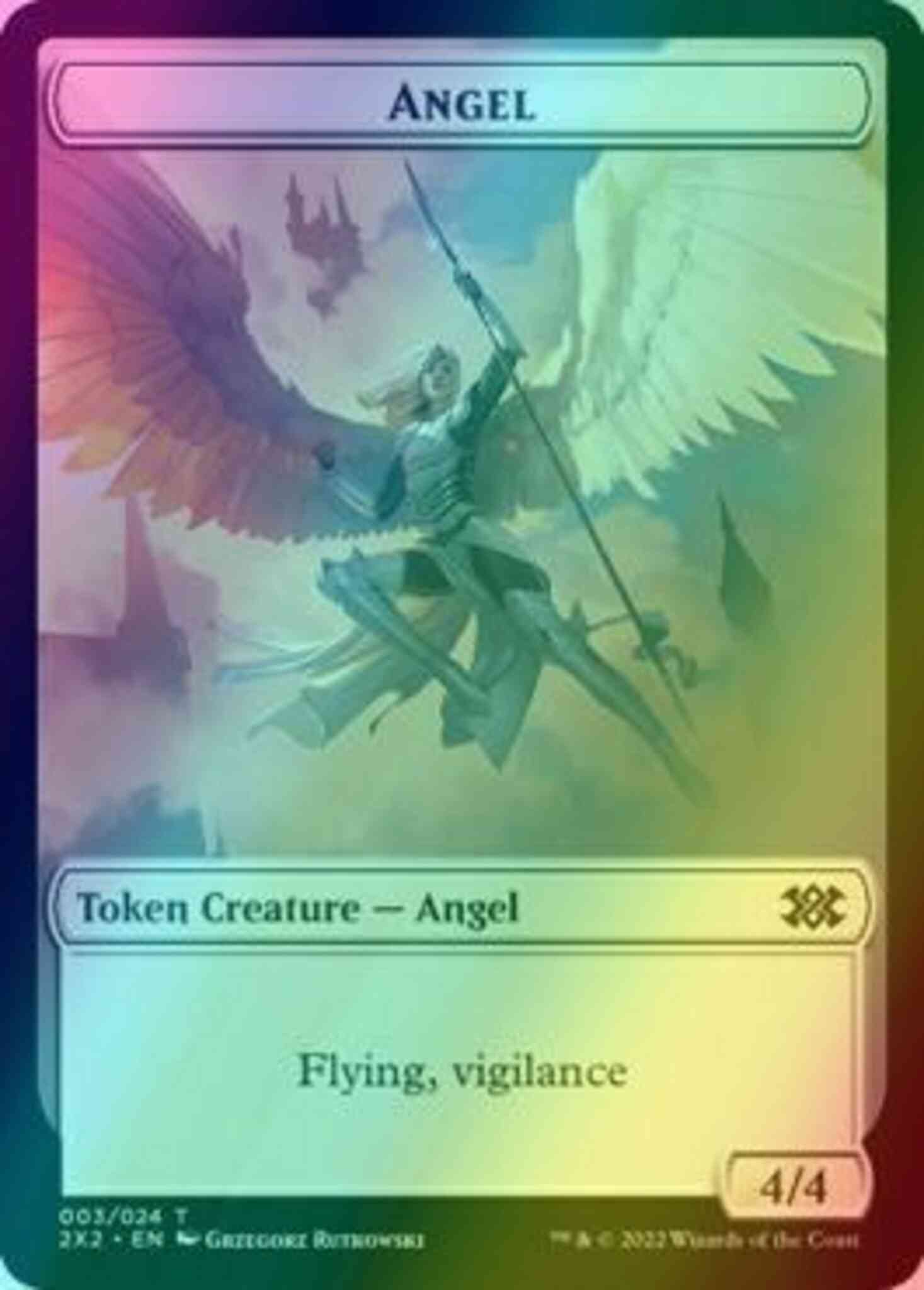 Angel Token (03) // Bear Token (14) [Double Masters 2022: Tokens] [Foil]