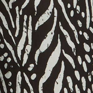 Plus Size Smocked Waist Printed Wide Leg Pants