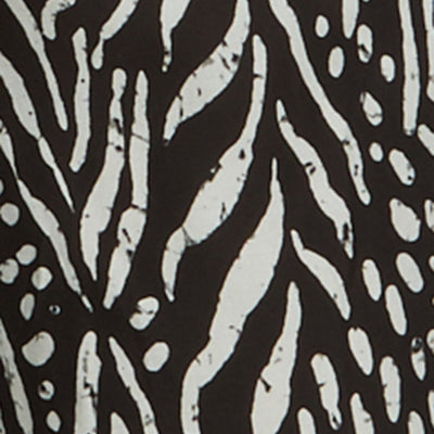 Plus Size Smocked Waist Printed Wide Leg Pants