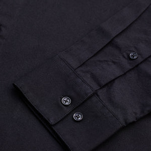 Black Stretchable Slim Fit Shirt