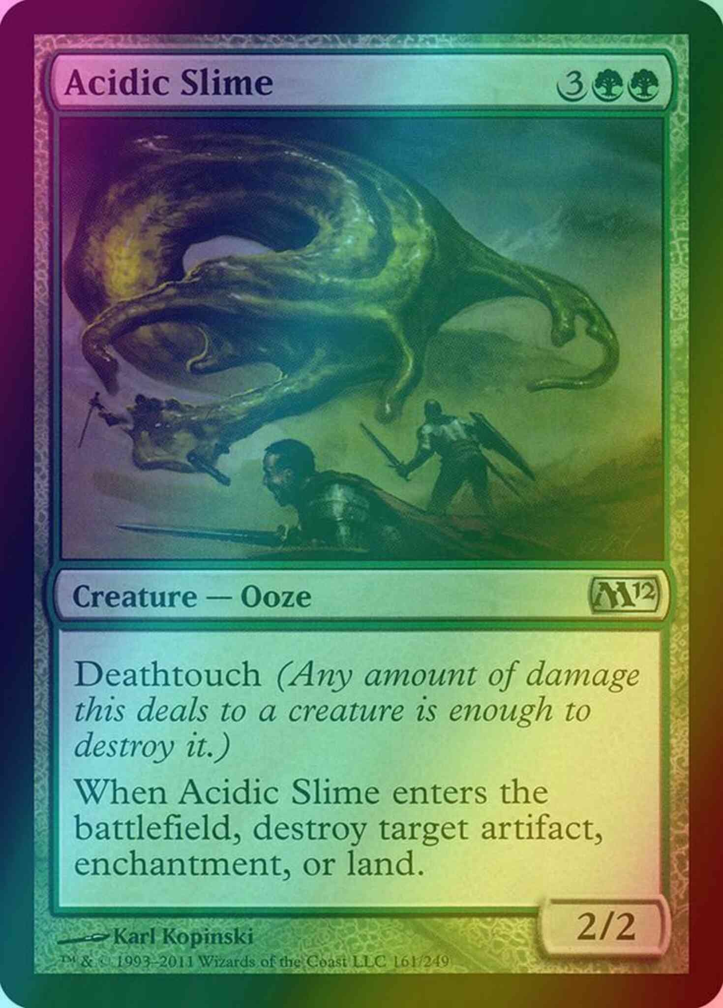 Acidic Slime [161] [Magic 2012] [Foil]
