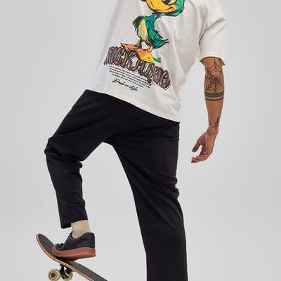 Cream Oversized Fit T-Shirt