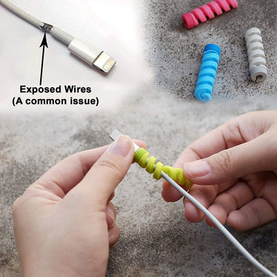 Spiral Charger Spring Cable & Wire Protector