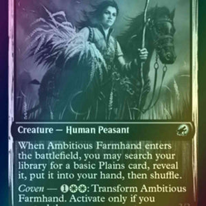 Ambitious Farmhand // Seasoned Cathar [2] [Innistrad: Double Feature] [Foil]