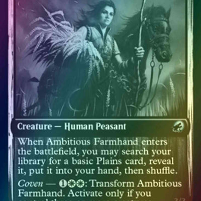 Ambitious Farmhand // Seasoned Cathar [2] [Innistrad: Double Feature] [Foil]