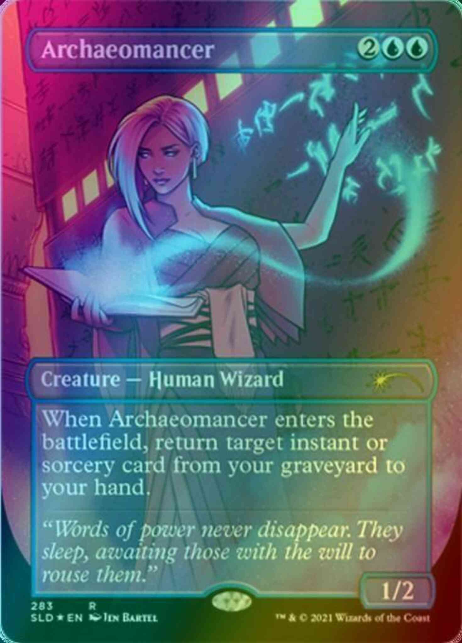 Archaeomancer [0283] [Borderless] [Jen Bartel] [Secret Lair Drop] [Foil]