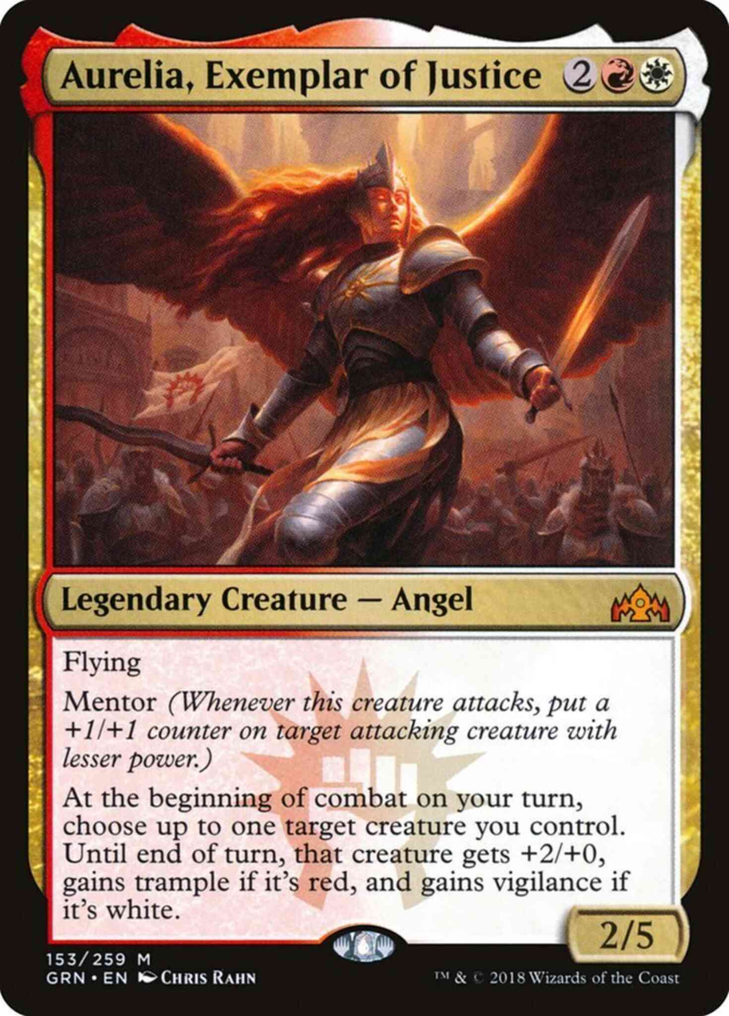 Aurelia, Exemplar of Justice [153] [Guilds of Ravnica] [Non-Foil]