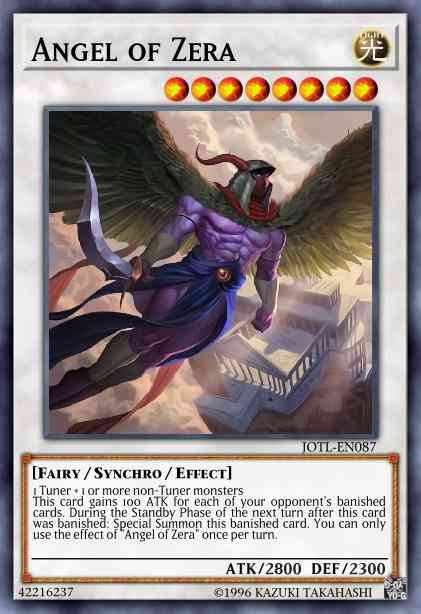 Angel of Zera - JOTL-EN087 - Secret Rare - 1st Edition