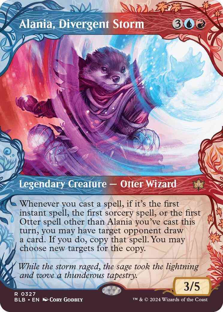 Alania, Divergent Storm [327] [Woodland Showcase] [Bloomburrow] [Non-Foil]