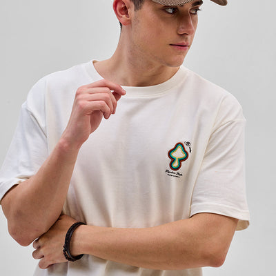 Toadstool White Oversized T-Shirt