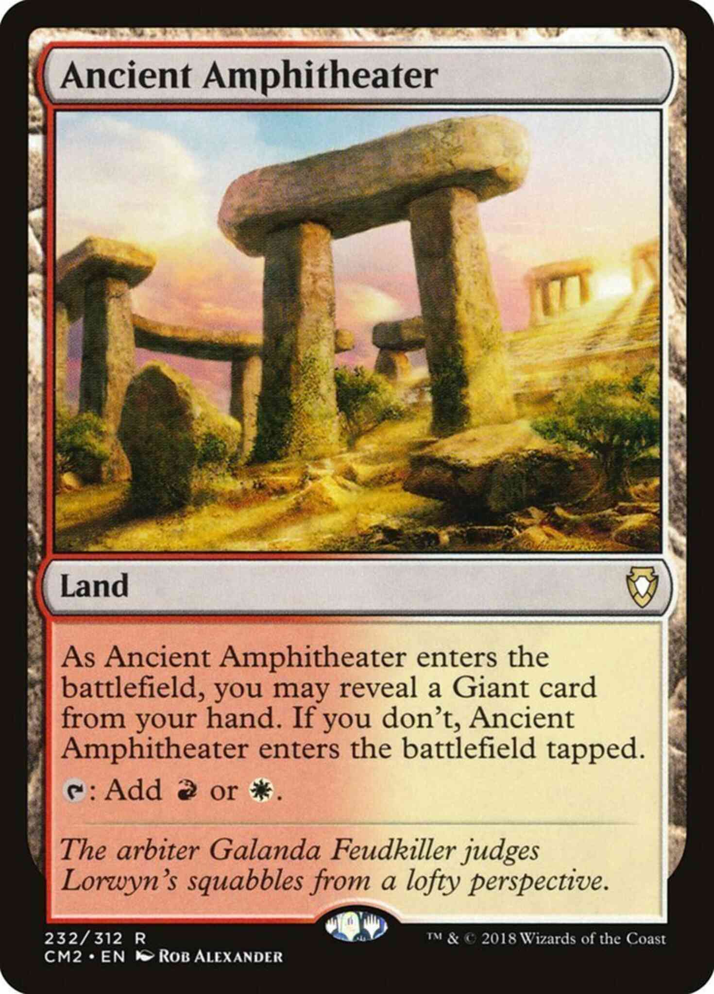 Ancient Amphitheater [232] [Commander Anthology Volume II] [Non-Foil]