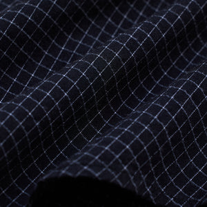 Black Mini Checks Slim Fit Shirt