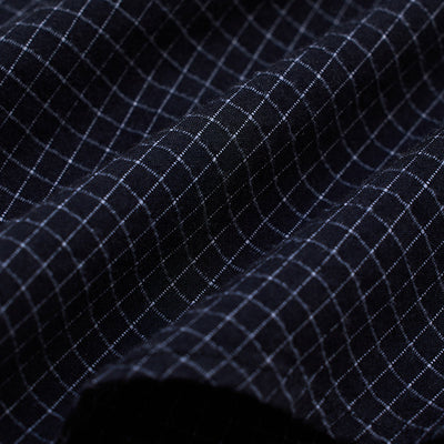 Black Mini Checks Slim Fit Shirt