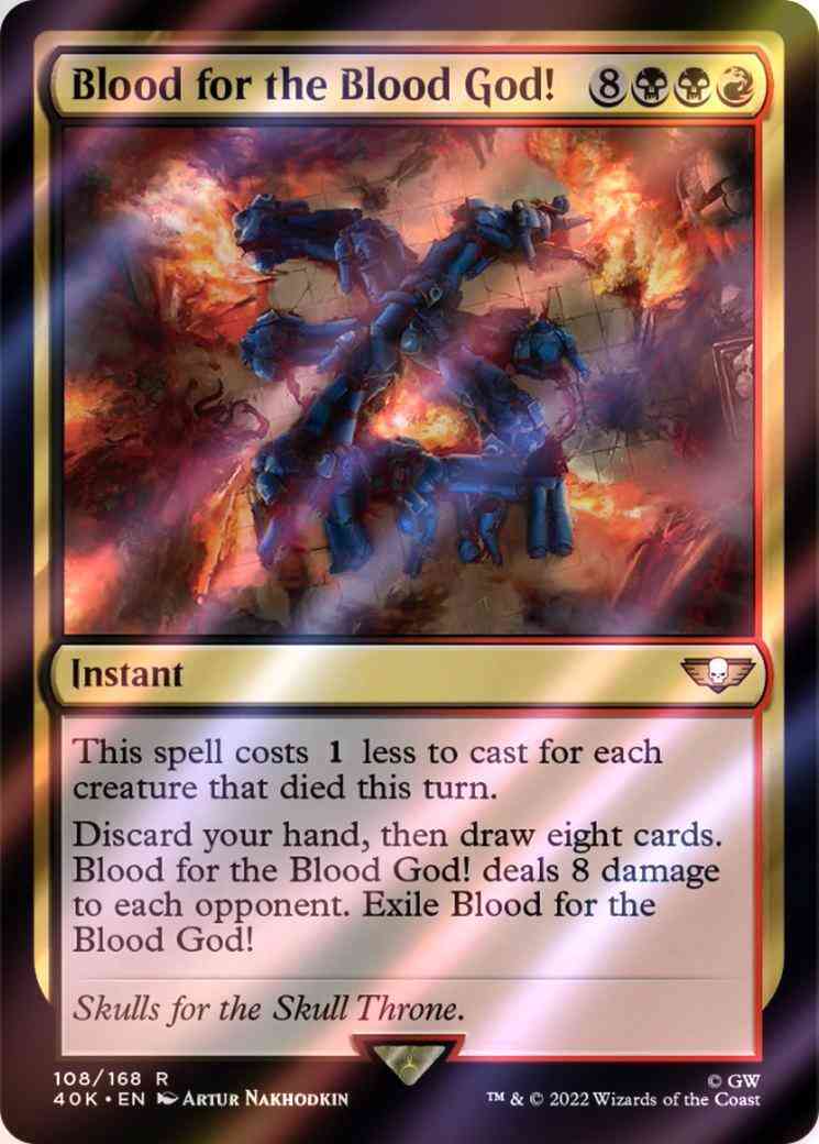 Blood for the Blood God! [108] [Universes Beyond: Warhammer 40,000] [Surge Foil]