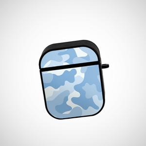 Sky Camo Glass Airpods 1st Gen Case Covers
