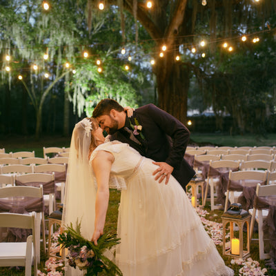 Magical Lilac Louisiana Wedding