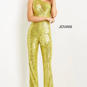 Jovani 09017 Long Sequin Formal Jumpsuit