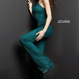 Jovani 09018 Long Formal Beaded Jumpsuit