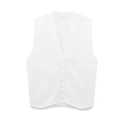 Dolo Statement Vest Summer Casual Tops