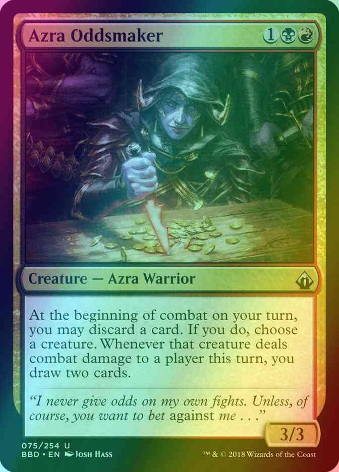 Azra Oddsmaker [75] [Battlebond] [Foil]