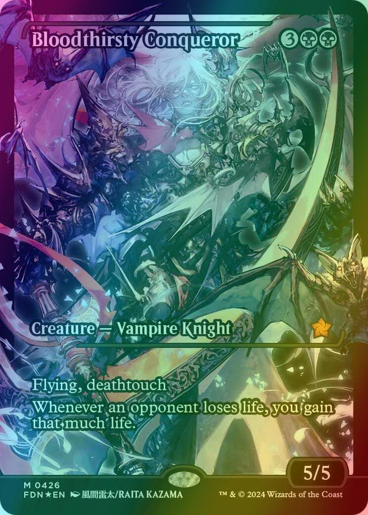 Bloodthirsty Conqueror [426] [Japan Showcase] [Foundations] [Foil]