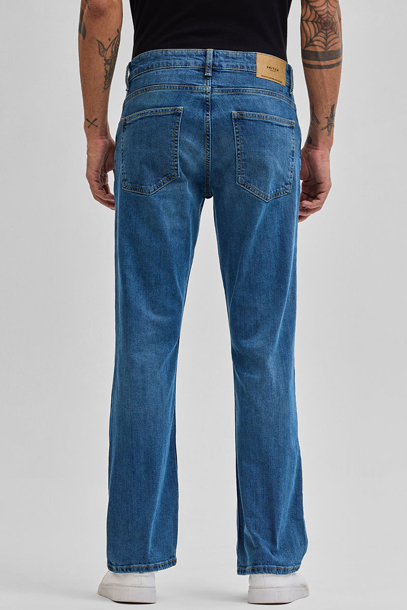 Dark Blue  Bootcut Jeans