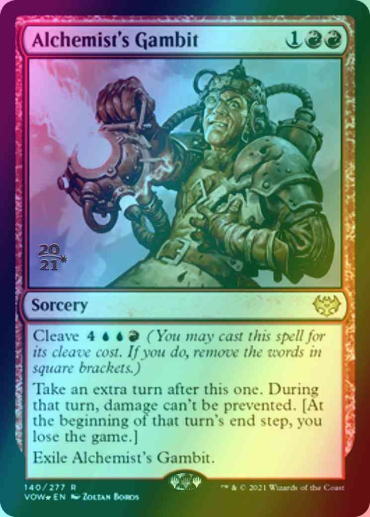 Alchemist's Gambit [Prerelease] [140s] [Innistrad: Crimson Vow: Promos] [Foil]