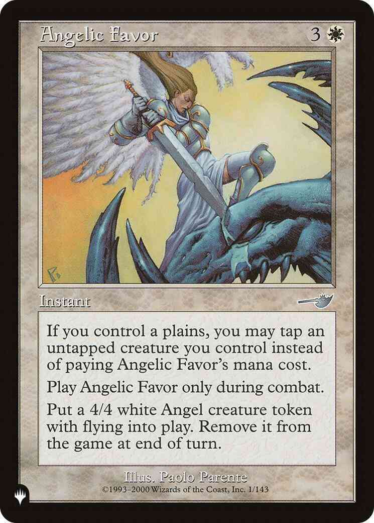 Angelic Favor [NEM-1] [The List] [Non-Foil]