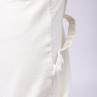 Men's White Relaxed Fit Solid Carpenter Jeans