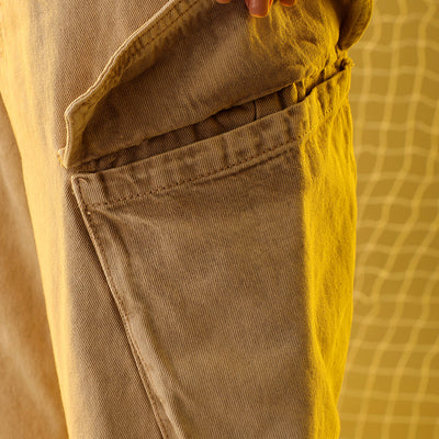 Women's Khaki Anti Fit Solid Jeans