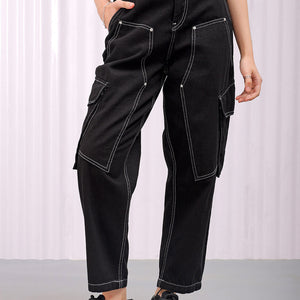 Women's Solid Anti Fit High Rise Jeans