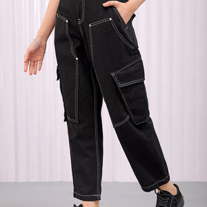 Women's Solid Anti Fit High Rise Jeans