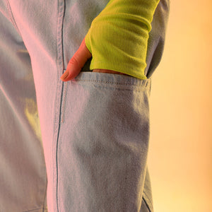 Women's Blue Solid Anti Fit Utility Jeans