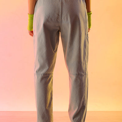 Women's Blue Solid Anti Fit Utility Jeans