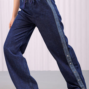 Women's Solid Flared High Rise Five Pocket Jeans